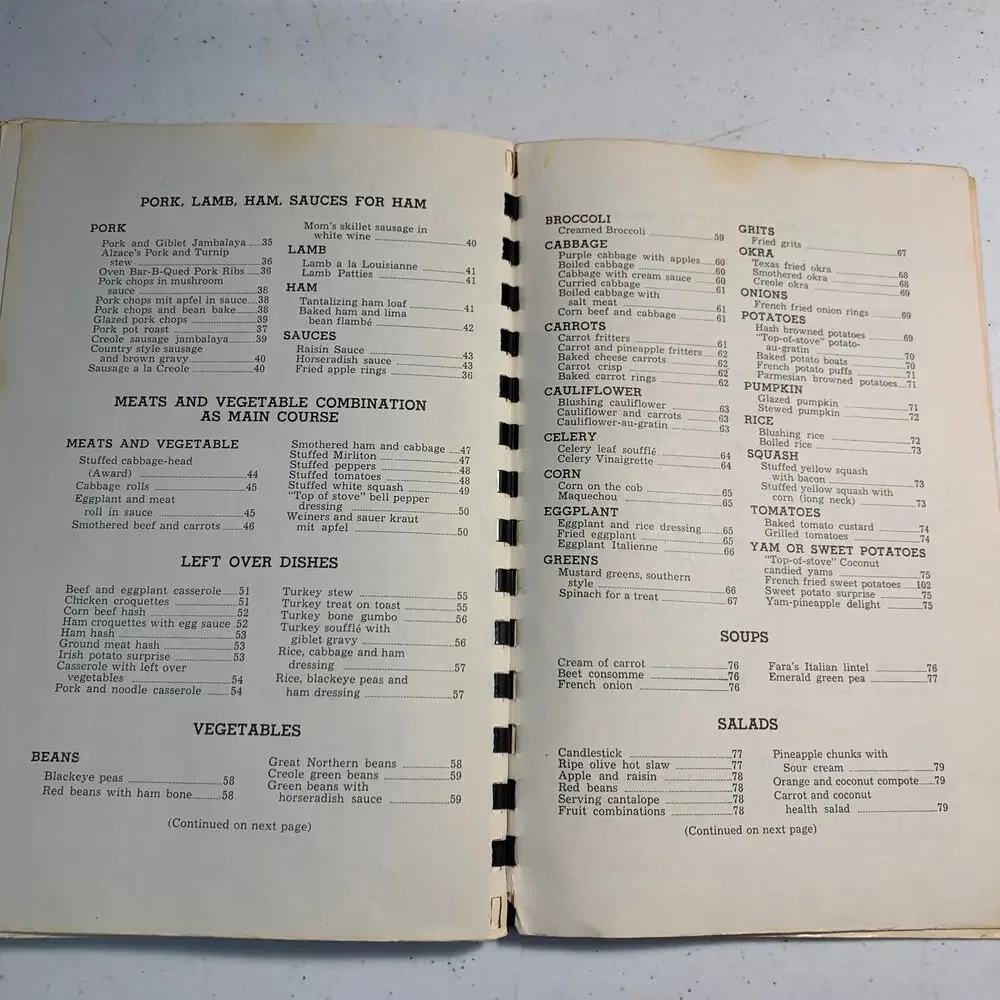 SIGNED 1968 cookbook Cooking Guide Young Brides Homemakers French Creole Cajun